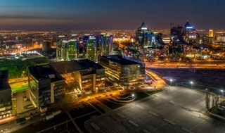 ночная Алматы