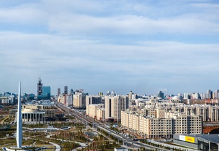 Астана. Вид с «Экспо».