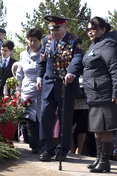 Криворотенко Михаил Михайлович ветеран войны, полковник милиции на день Победы 9 мая 2016 г.