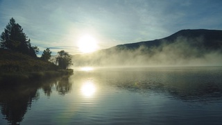 Утро на Язевом озере