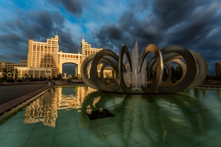 Астана после дождя